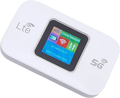 Enrutador de punto de acceso móvil 5G, 300Mbps de alta velocidad LTE WiFi portátil con cifrado WPA WPA2, para viajes al aire libre Europa, Asia