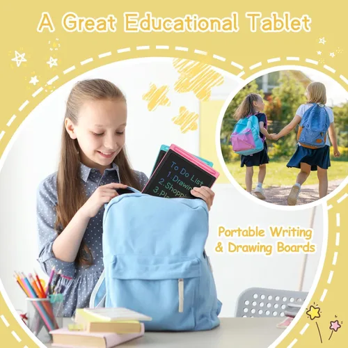 Miniatura 4 de Tableta de escritura para niños, almohadillas de dibujo LCD de 8.5 pulgadas, paquete de 20 blocs de escritura para niños pequeños, tablero