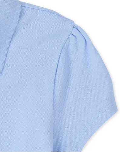 Miniatura 3 de The Children's Place Girls' Short Sleeve Ruffle Pique Polo, 5 Pack