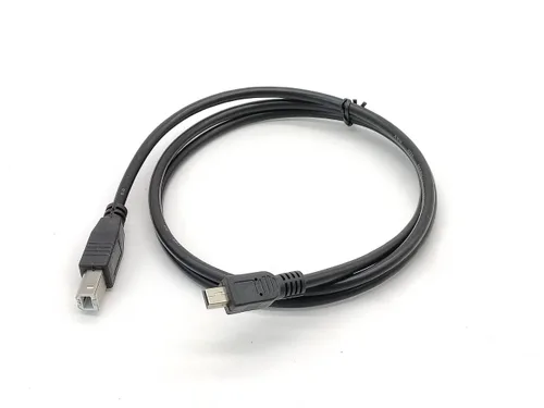 Miniatura 4 de Elecbee Cable USB B de 180 grados macho a mini USB recto USB 2.0, compatible con computadoras, portátiles, consolas de juegos, impresoras, discos