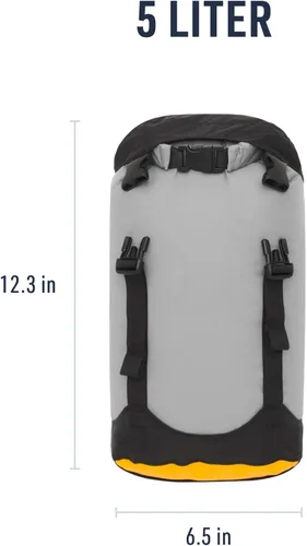 Miniatura 6 de Sea to Summit eVac Bolsa seca de compresión, saco de compresión impermeable Gris Highrise