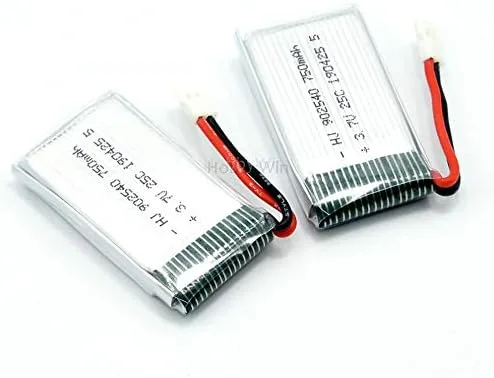 Miniatura 9 de Batería LiPO MX2.0-2P de 3,7 V 1S, 750 mAh, 25 C, enchufe para dron FPV modelo RC helicóptero de avión
