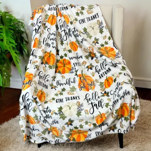 Miniatura 17 de Serafina Home Manta floral de vellón de terciopelo primaveral: jardín de rosas de flores rosas, azules, verdes en un diseño colorido suave
