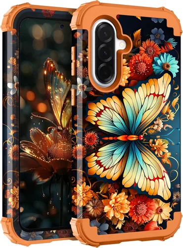 Miniatura 47 de Hocase Funda para Galaxy A37 5G, protección resistente a prueba de golpes, parachoques de goma de silicona suave+funda protectora híbrida