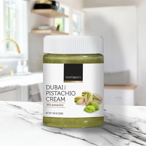 Miniatura 6 de Mattigan's Crema de pistacho estilo Dubai, haz tu propio chocolate Dubai, relleno de mantequilla de pistacho sedosa de primera calidad para barras