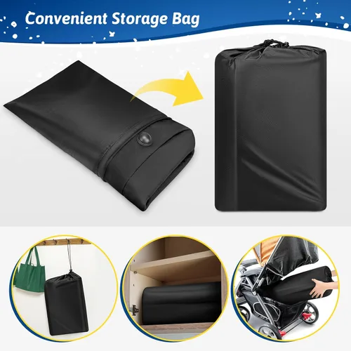 Miniatura 8 de YOREPEK Mochila acolchada para asiento de automóvil compatible con todos los asientos y bases de automóvil Nuna Pipa, bolsas de asiento de automóvil