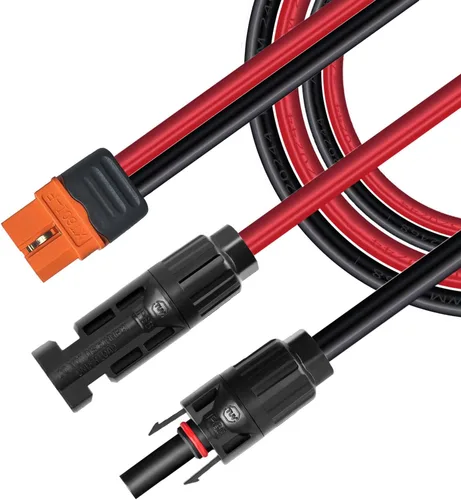 Miniatura 10 de Cable de carga solar, conector solar a XT60i, conector adaptador de conexión de panel solar, cable de extensión XT60i-F, cable de extensión de 12