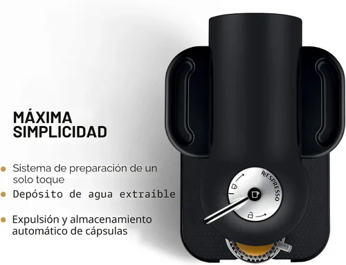 Miniatura 2 de Nespresso Vertuo Cafetera para café y espresso de Breville, color negro mate