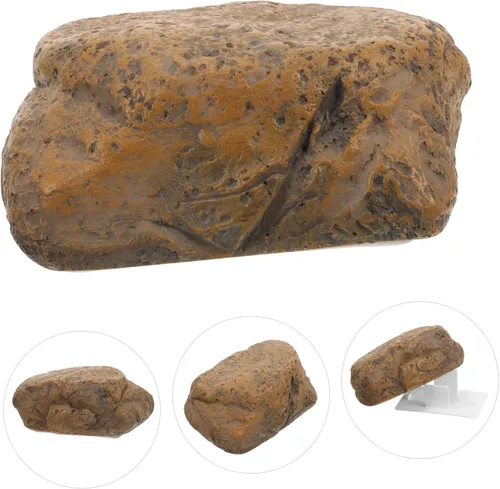 Miniatura 7 de Balacoo Faux Stone Hidden Key Holder for Outdoor Use Waterproof Key Hider for Garden Yard Decorative Rock Sturdy Resin Design