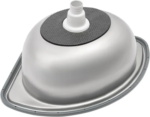Miniatura 3 de Fregadero de acero inoxidable montado en la pared de un solo cuenco, lavabo triangular grueso para fregadero pequeño para cocina, baño, lavabo