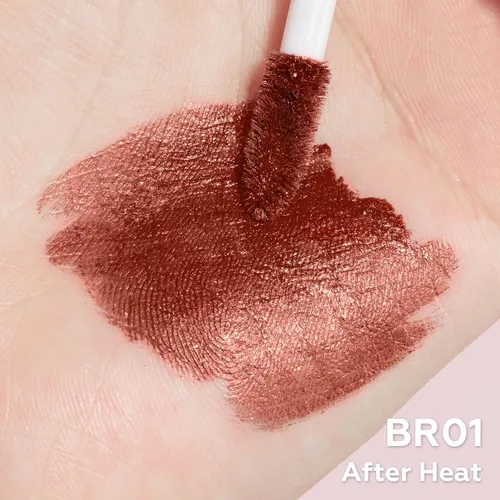 Miniatura 3 de FOCALLURE Lápiz labial líquido metálico, brillo de labios no pegajoso, color de labios de alto impacto con resistencia a la transferencia, BR01