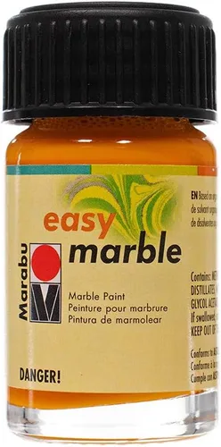 Miniatura 4 de Craft County Pintura de mármol – Pintura para cerámica, papel y vidrio – Crea manualidades multicolores únicas – Solo tienes que añadir agua