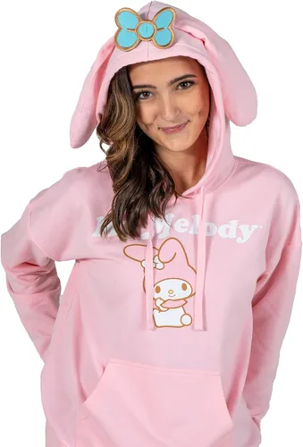 Miniatura 4 de Bioworld Sanrio My Melody Juniors Sudadera Cosplay Rosa
