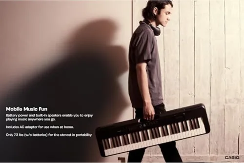 Miniatura 4 de Casio Casiotone LK-S250 - Teclado portátil iluminado de 61 teclas Respuesta táctil Sistema de iluminación de teclas, 400 tonos, modo de música