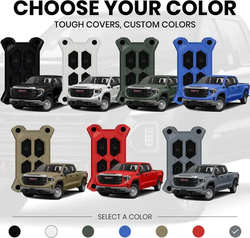 Miniatura 8 de Funda para llavero Chevy – para funda de llavero GMC – Accesorios Silverado Sierra – Abrebotellas integrado – Compatible con guía de ajuste