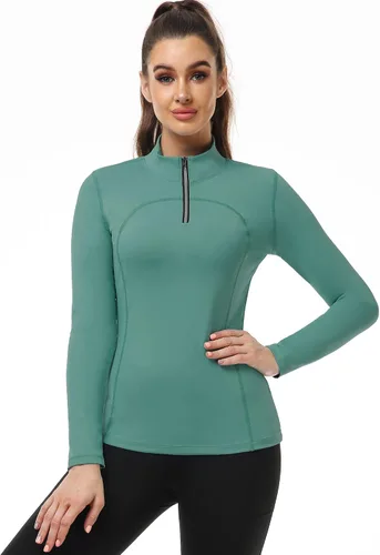 Miniatura 2 de CADMUS Women's Compression Long Sleeve Shirts for Hiking Running Dry Fit Tights