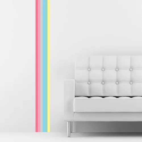 Miniatura 2 de Pegatinas de pared con diseño de rayas de orgullo – LGBTQ+ Pride Decor (Philadelphia POC)
