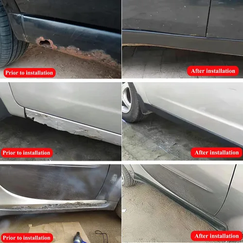 Miniatura 2 de Protector lateral de 13 x 3.15 pulgadas, [Falda], [Universal] de goma [Antirayones] - Protectores de bordes para automóviles, sedanes, camiones, SUV
