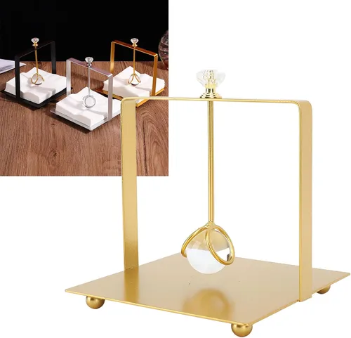 Miniatura 2 de Flat Napkin Holder, Metal Napkin Holder for Kitchen Dining, Elegant Square Lift Handle Modern Paper Serviette Dispenser for Restaurant Hotel Home