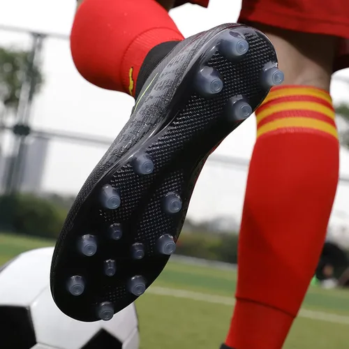 Miniatura 7 de Qzzsmy Tenis profesionales de fútbol para hombre, para interiores y exteriores, para competición, entrenamiento, atléticos, para niños grandes