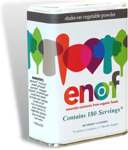 Miniatura 9 de ENOF Polvo orgánico de frutas y verduras para niños y adultos 10 ingredientes limpios - fresa, espinacas Polvo vegetal sin gluten y OMG