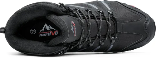 Miniatura 4 de NORTIV 8, Armadillo - Botas de senderismo para hombre, impermeables, ligeras, para exteriores, mochileros, senderismo