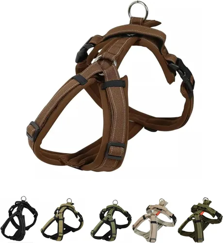 Miniatura 10 de Hakusan - Arnés tipo Ranger Zero Dog Safe, sin asfixia/difícil de desconectar, gran ajuste, fácil de poner y quitar, ajustable, reflector, XXS