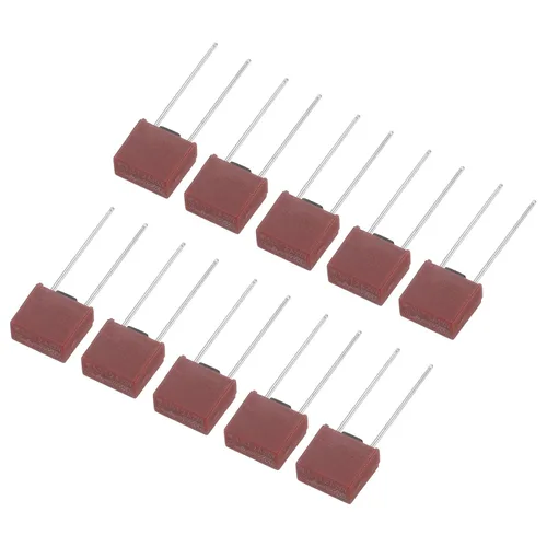 Miniatura 14 de uxcell 30pcs DIP montado en miniatura cuadrado lento golpe micro fusible para piezas electrónicas PCB LCD reparación, T1A 1A 250V, rojo