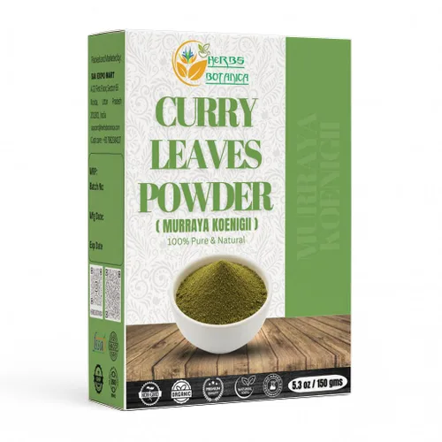 Polvo de Hoja de Curry 100% Natural Cultivado Seco 150 g | Promueve la Fórmula de Crecimiento del Cabello | Cabello Fuerte | Volumen del Cabello |