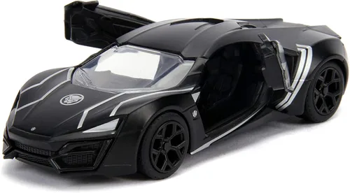 Miniatura 3 de Jada Toys Metals - Vehículo fundido a presión Avengers W Motors Lykan HyperSport, a escala 1:32, color negro (JA30302)