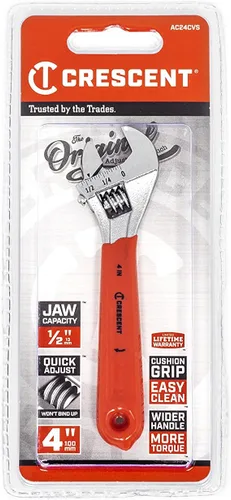 Miniatura 5 de Crescent 4" Llave de Empuñadura de Almohadilla Ajustable - Tarjetado - AC24CVS