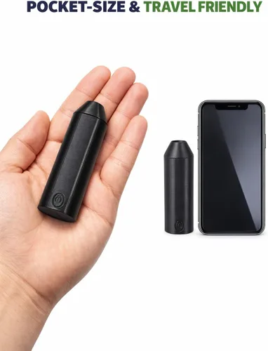 Miniatura 4 de Mini filtro de humo personal, filtro de olor de humo reutilizable de bolsillo con inserto de hoja de secadora, tamaño de viaje compacto, fabricado
