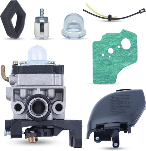 Cubierta del filtro de aire del carburador Carcasa Ojal de línea de combustible para Honda GX35 GX 35 1.3HP 4 tiempos Mini motor de gas Cortadores
