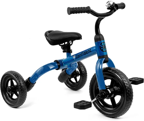 XPIY Triciclo para niños de 2 a 5 años, triciclo plegable 3 en 1 para niños y niñas, bicicleta para niños con pedal desmontable y asiento ajustable
