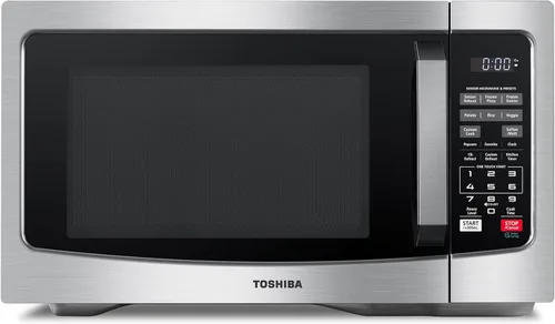 Miniatura 15 de TOSHIBA Horno de microondas combinado con freidora de aire 8 en 1 para encimera, con convección, parrilla, modo de eliminación de olores, plato