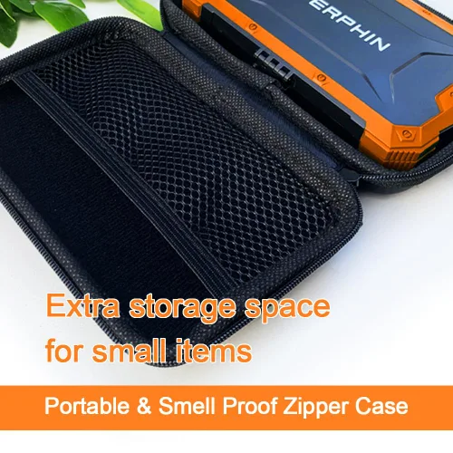 Miniatura 4 de Báscula de bolsillo, alimentación dual, báscula de gramos de precisión con estuche con cremallera, báscula digital para monedas pequeñas, gran