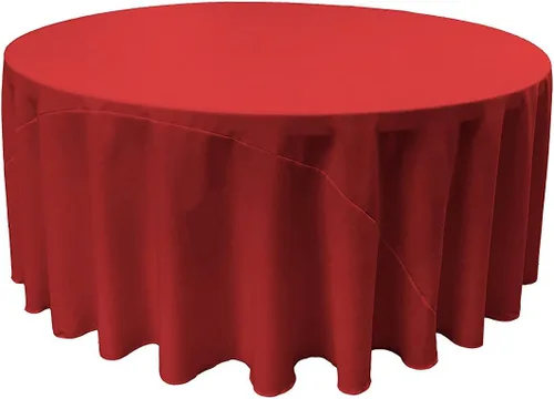 Miniatura 178 de LA Linen - Mantel redondo lavable de popelina de poliéster, resistente a manchas y arrugas, 51", mantel de tela para comedor, cocina, fiesta, Negro