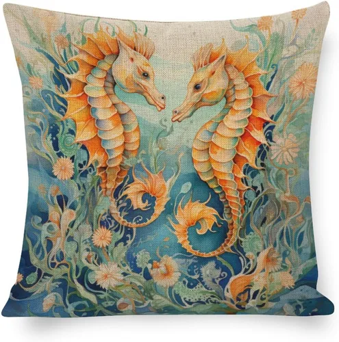 Miniatura 11 de Fundas de almohada coloridas con diseño de grupo de pájaros en un árbol, fundas de almohada frescas con pintura al óleo de pájaros en rama de árbol