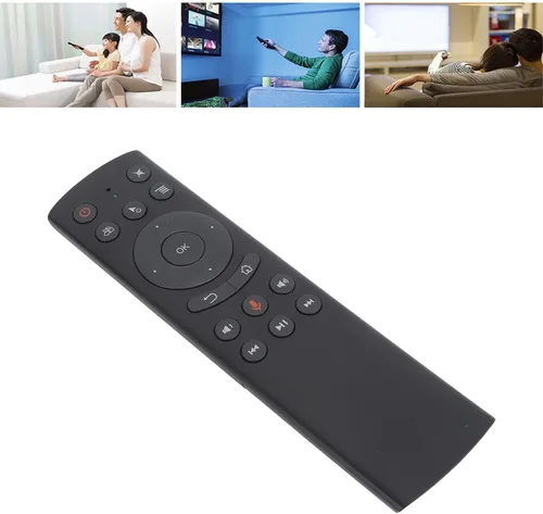 Miniatura 6 de Control remoto de repuesto para caja de TV G10S, control remoto de detección de voz de 2.4G con receptor USB, control de voz para proyector de PC