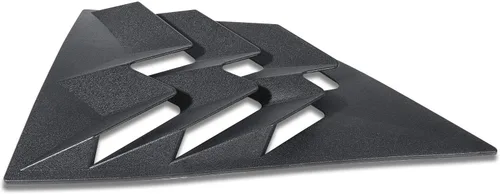 Miniatura 9 de 2 rejillas de ventana laterales para Dodge Challenger 2008-2024, de plástico ABS, rejillas de ventana lateral trasera exterior para automóvil