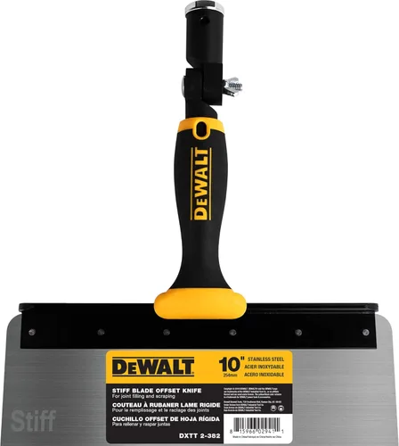 Miniatura 3 de DEWALT Cuchillo offset de 18 pulgadas, hoja STIFF de acero inoxidable de 0.024 in Mango de agarre suave DXTT-2-390