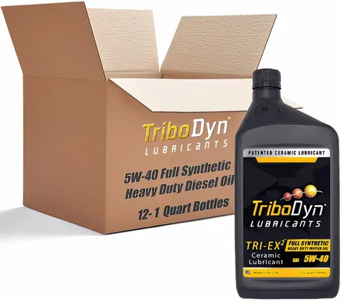 Miniatura 12 de TRI-EX2 - Aceite de motor sintético resistente 5W-40, tecnología patentada de revestimiento cerámico, API CK-4 CJ-4 SN, drenaje extendido, sintético