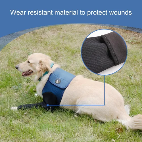 Miniatura 4 de Coodeo - Traje de recuperación para perros, alternativa al collar con cono, manga de recuperación para perros resistente a las abrasiones, lavable