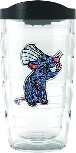 Tervis Vaso aislado de doble pared Disney Pixar hecho en Estados Unidos – Ratatouille mantiene las bebidas frías y calientes, 10 onzas, ondulado,