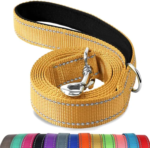 Miniatura 18 de Joytale - Correa resistente para perros grandes que tiran, doble asa para control de tráfico, correas reflectantes de doble cara para perros grandes