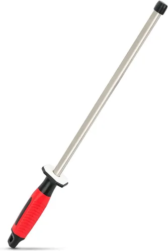 DMD Afilador de varillas de cerámica de diamante de 12 pulgadas para cocina, hogar y jefe, afilador de cerámica. Buen accesorio de cocina para