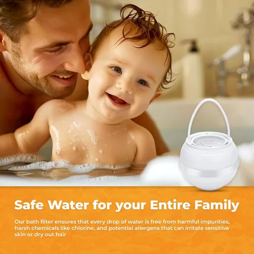 Miniatura 6 de Filtro de baño para bañera – Filtro de agua de baño de 8 etapas sin BPA – Filtro de agua dura de primera calidad para bañera y grifo – Eliminación