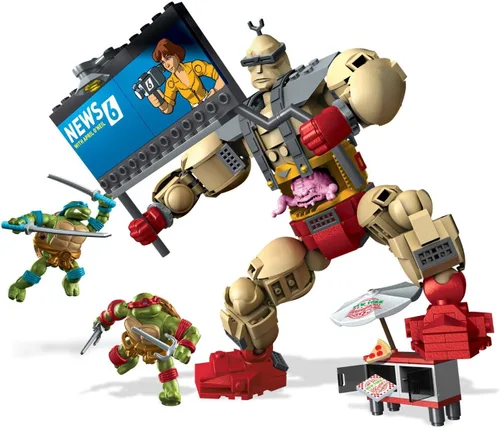 Miniatura 8 de Mega Bloks coleccionistas de Tortugas ninja mutantes adolescentes, la destrucción de Krang