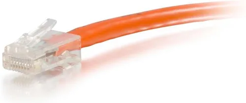 Miniatura 60 de C2G 24494 Cable cruzado Cat5e - Cable de conexión de red sin blindaje sin arranque, naranja (3 pies, 3.0 ft)