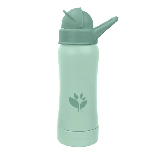 Miniatura 7 de Green Sprouts® Sprout Ware® - Botella con popote de 10 onzas, 6 meses +, plástico vegetal, silicona curada con platino, apta para lavavajillas